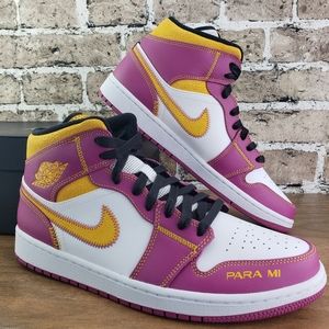 Nike Air Jordan 1 Mid Day of Dead Sneakers